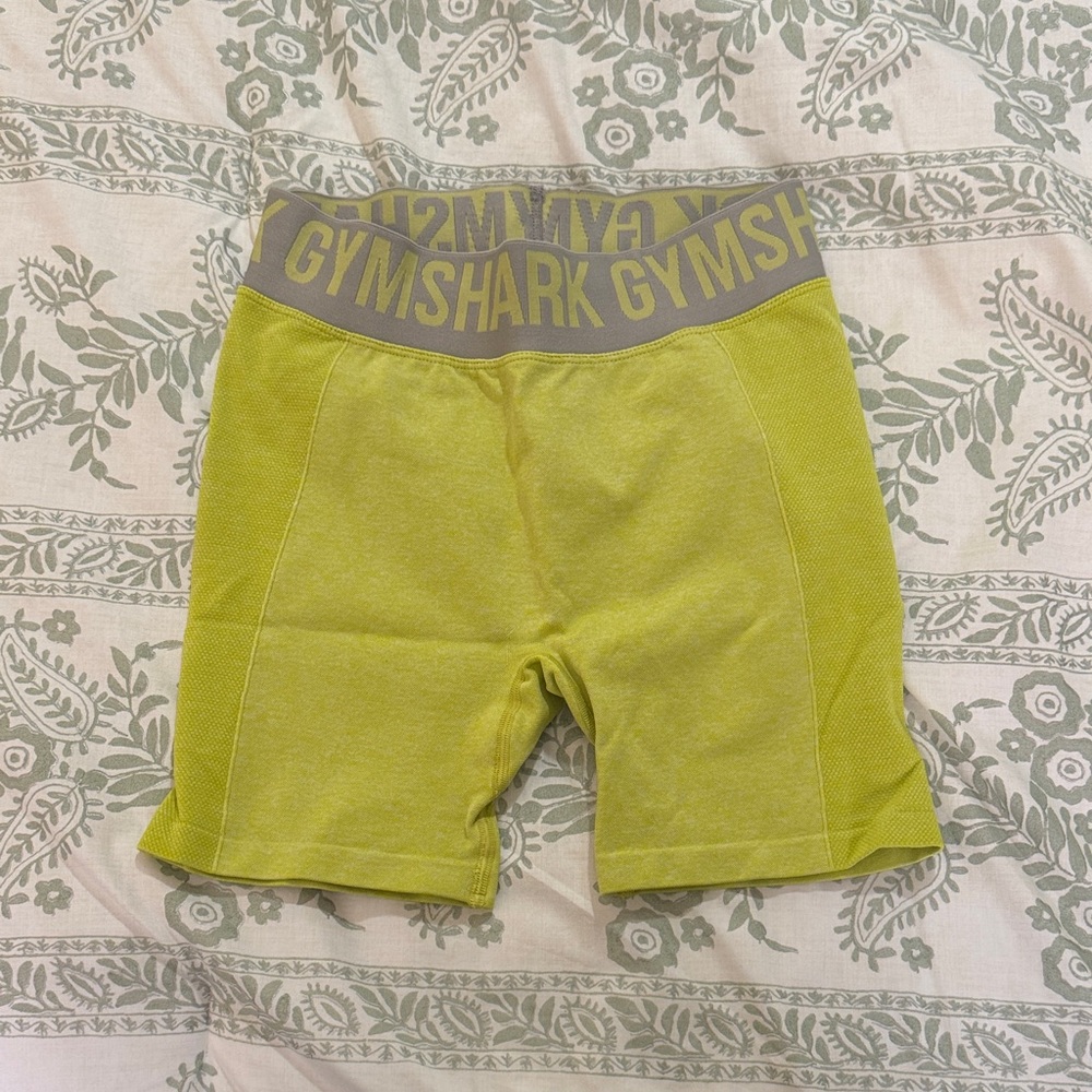 Gymshark Neon Yellow Fitness Shorts